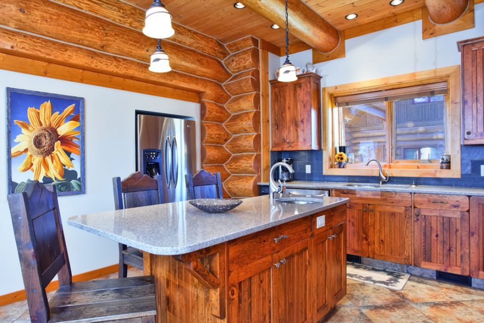 Log Cabin Country Kitchen
