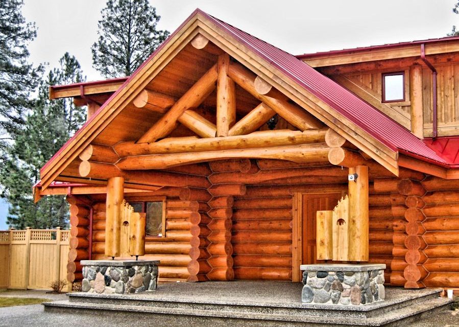 Log Cabin Exterior Entry